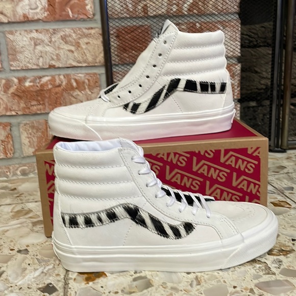 Vans Sk8 Hi 38 Dx Anaheim factory true white zebra